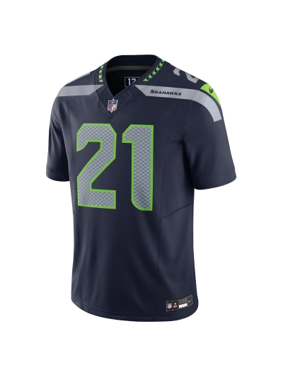 Men's Seattle Seahawks Devon Witherspoon Nike Navy Vapor FUSE Limited Jersey 02