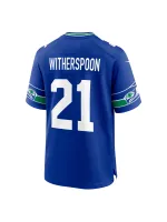 Men's Seattle Seahawks Devon Witherspoon Nike Royals Retro Players Game Jersey