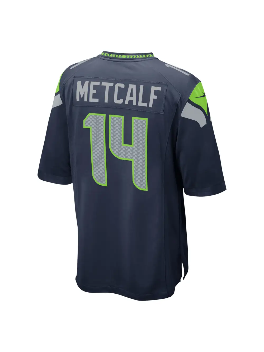 Men's Seattle Seahawks DK Metcalf Nike College Navy Game Jersey