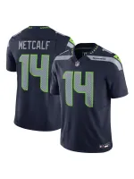 Men's Seattle Seahawks DK Metcalf Nike Navy Vapor FUSE Limited Jersey