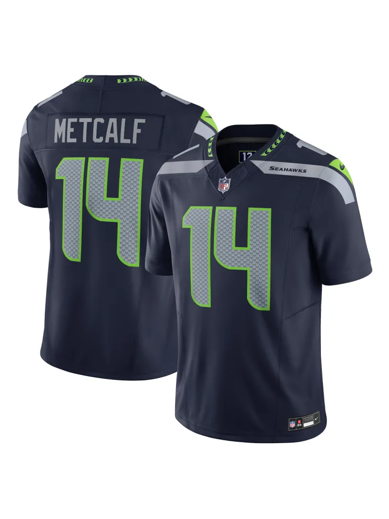 Men's Seattle Seahawks DK Metcalf Nike Navy Vapor FUSE Limited Jersey