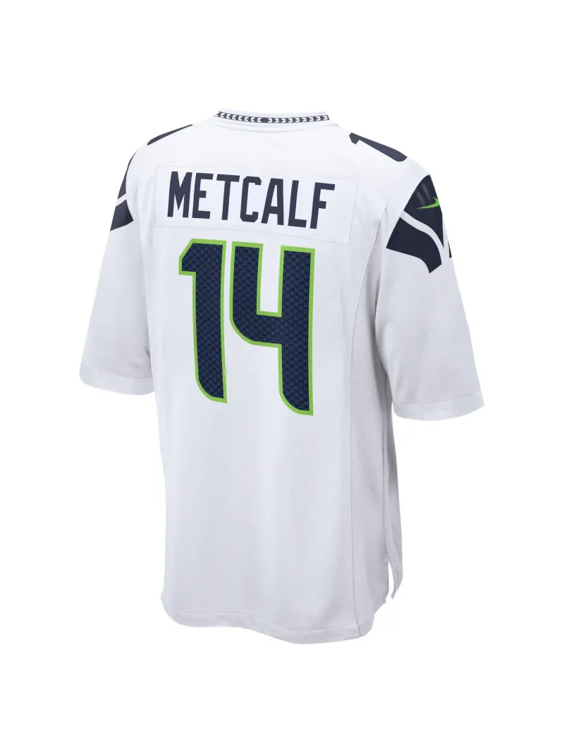 Men's Seattle Seahawks DK Metcalf Nike White Game Jersey