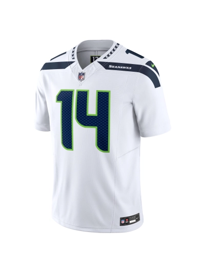 Men's Seattle Seahawks DK Metcalf Nike White Vapor FUSE Limited Jersey 02
