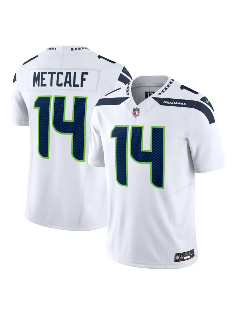 Men's Seattle Seahawks DK Metcalf Nike White Vapor FUSE Limited Jersey
