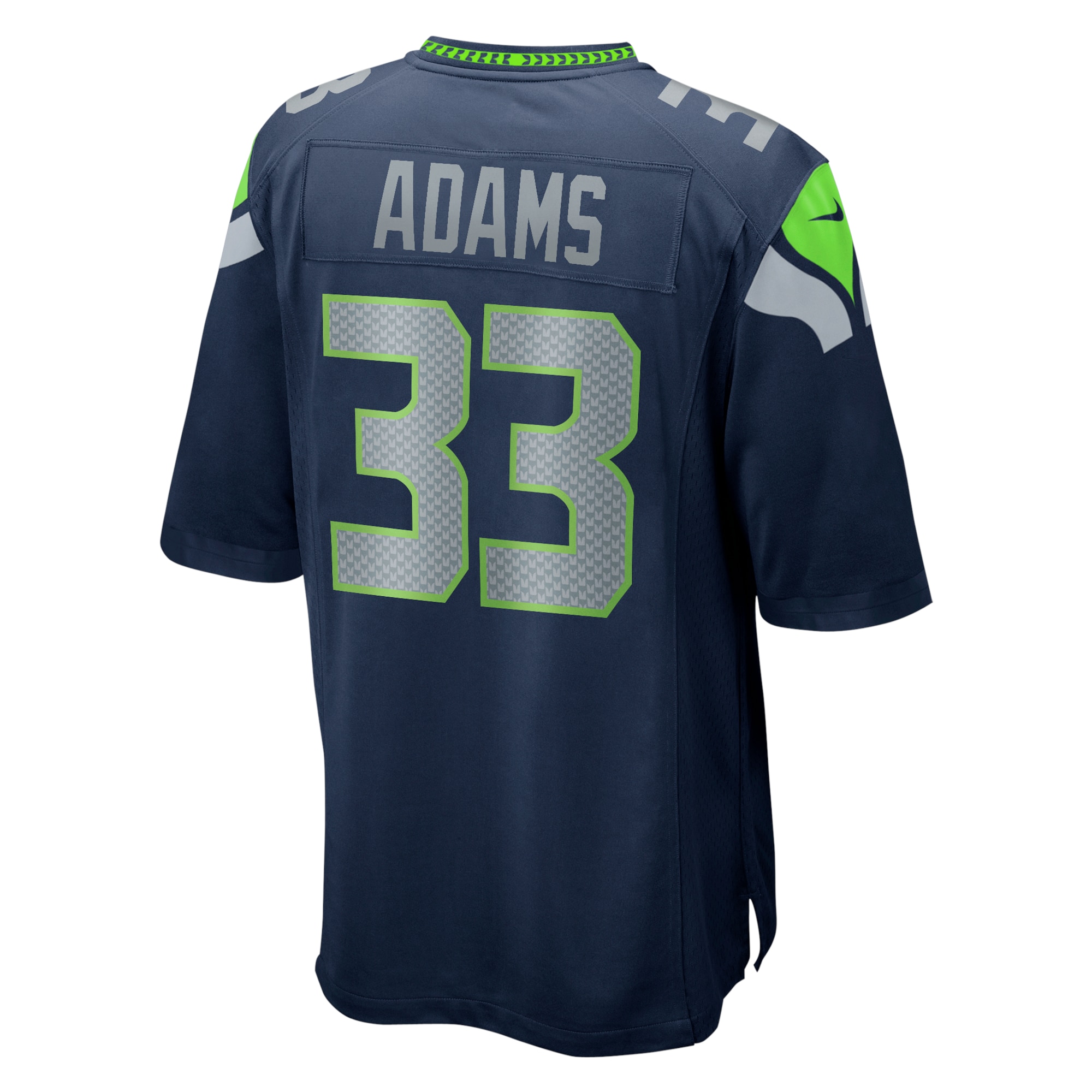 Men's Seattle Seahawks Jamal Adams Nike Collegiate Navy Game Team Jersey