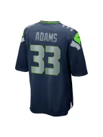 Men's Seattle Seahawks Jamal Adams Nike Collegiate Navy Game Team Jersey