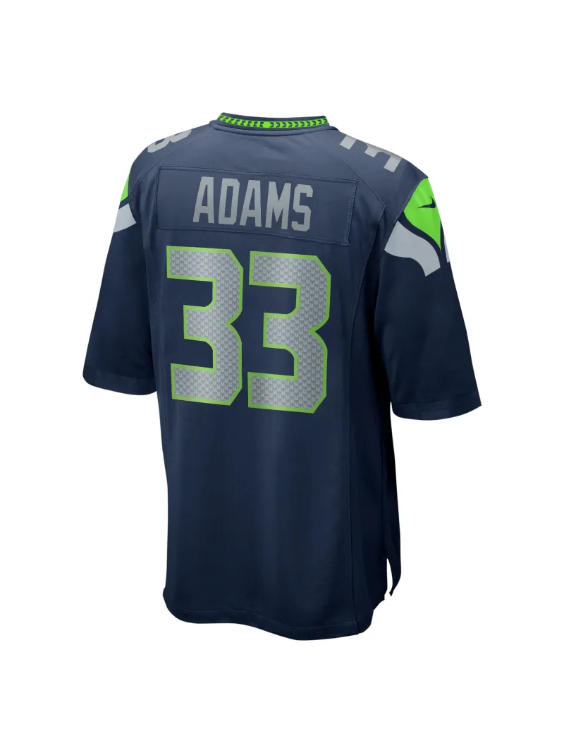 Men's Seattle Seahawks Jamal Adams Nike Collegiate Navy Game Team Jersey