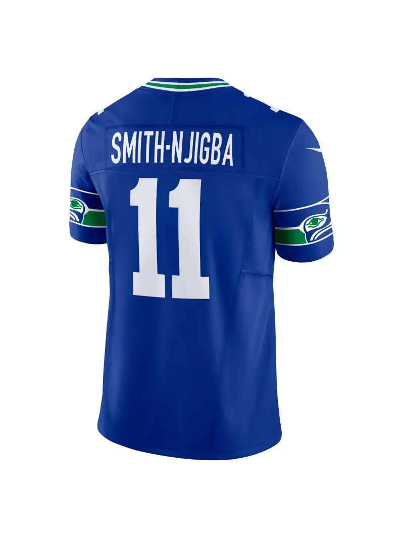Men's Seattle Seahawks Jaxon Smith-Njigba Nike Royal Alternate Vapor FUSE Limited Jersey