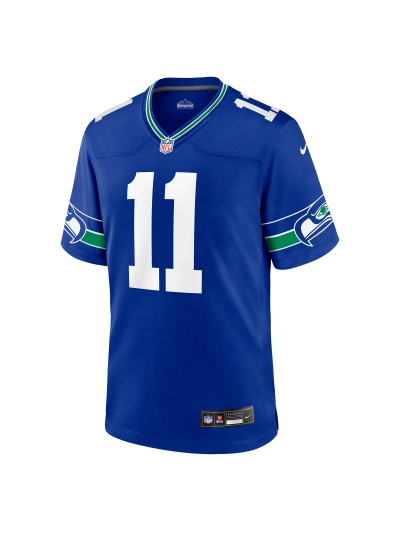Men's Seattle Seahawks Jaxon Smith-Njigba Nike Royals Retro Players Game Jersey 02