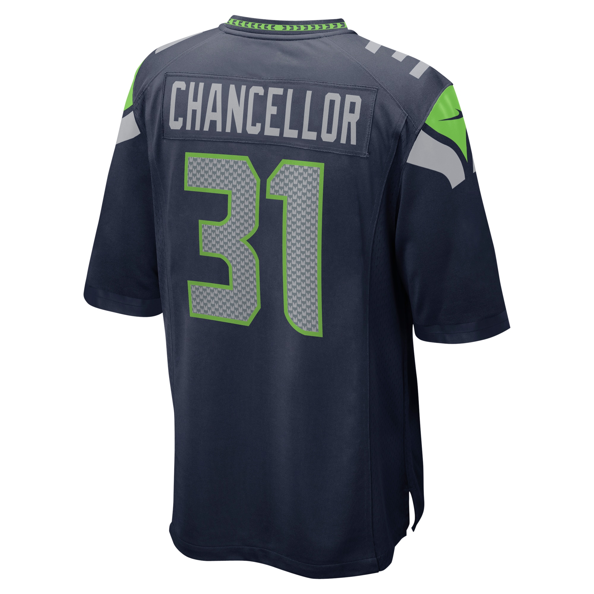 Men's Seattle Seahawks Kam Chancellor Nike Collegiate Navy Retired Player Game Jersey