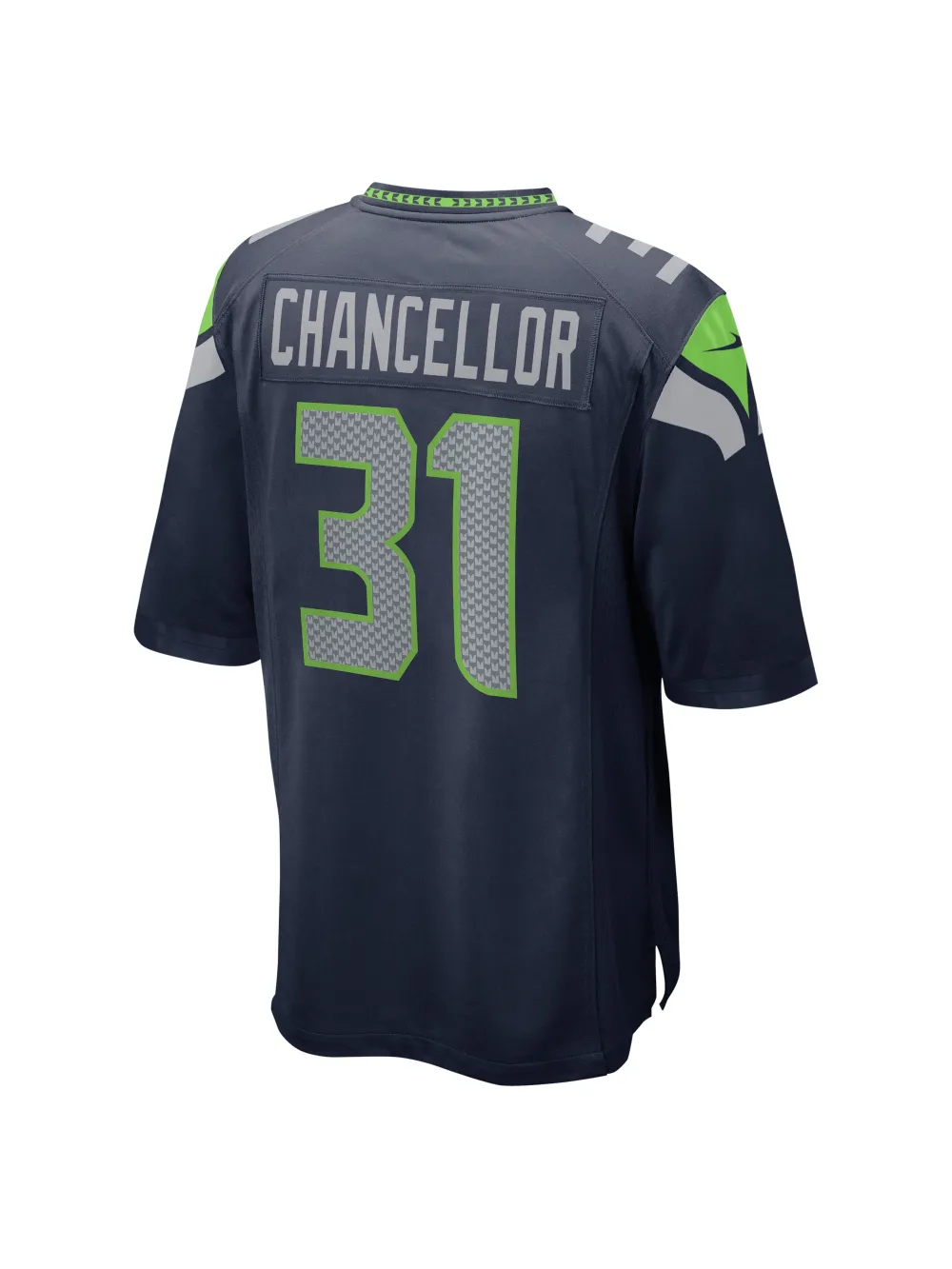Men's Seattle Seahawks Kam Chancellor Nike Collegiate Navy Retired Player Game Jersey