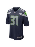 Men's Seattle Seahawks Kam Chancellor Nike Collegiate Navy Retired Player Game Jersey
