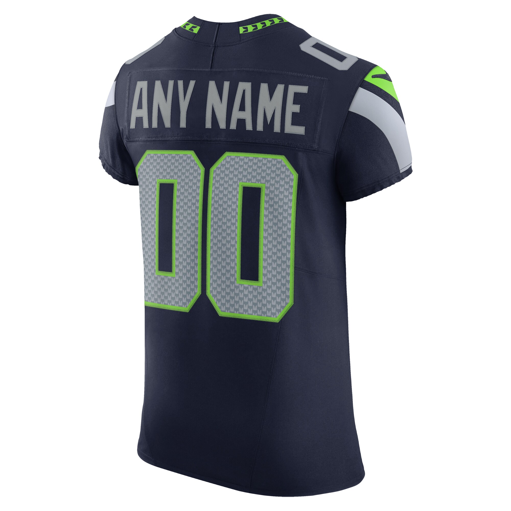 Men's Seattle Seahawks Nike College Navy Vapor FUSE Elite Custom Jersey