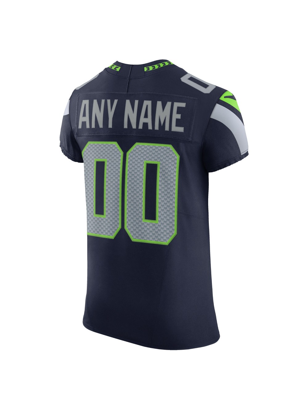 Men's Seattle Seahawks Nike College Navy Vapor FUSE Elite Custom Jersey