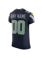 Men's Seattle Seahawks Nike College Navy Vapor FUSE Elite Custom Jersey