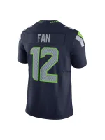 Men's Seattle Seahawks No. 12 Nike Navy Vapor FUSE Limited Jersey