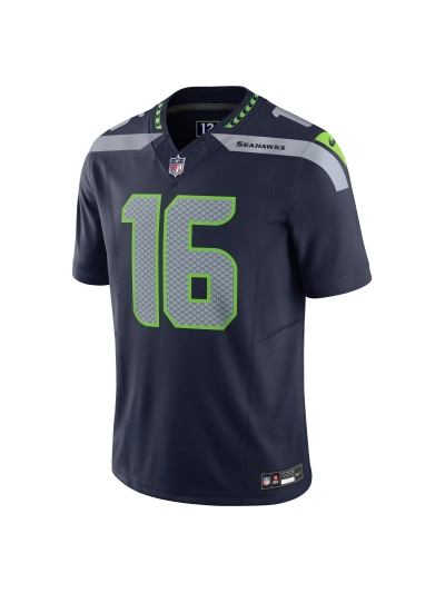 Men's Seattle Seahawks Tyler Lockett Nike Navy Vapor FUSE Limited Jersey 02