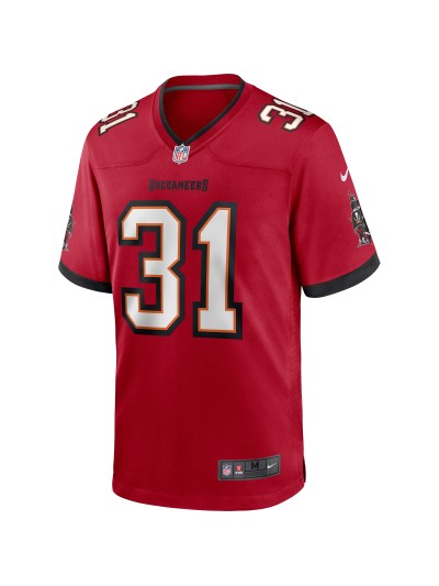 Men's Tampa Bay Buccaneers Antoine Winfield Jr. Nike Red Game Jersey 02