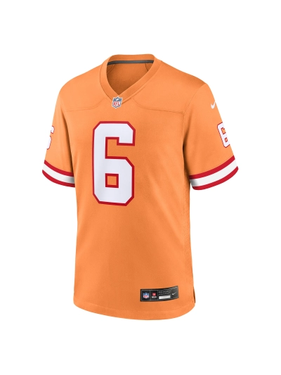 Men's Tampa Bay Buccaneers Baker Mayfield Nike Orange Retro Game Jersey 02