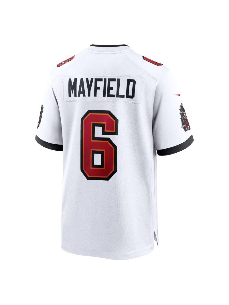 Men's Tampa Bay Buccaneers Baker Mayfield Nike White Away Game Jersey