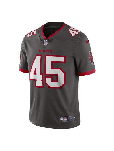 Men's Tampa Bay Buccaneers Devin White Nike Pewter Vapor Limited Edition Jersey 02