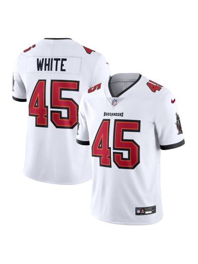 Men's Tampa Bay Buccaneers Devin White Nike White Vapor Untouchable Limited Edition Jersey 01
