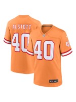 Men's Tampa Bay Buccaneers Mike Alstott Nike Orange Retro Game Jersey