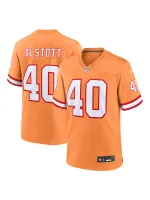 Men's Tampa Bay Buccaneers Mike Alstott Nike Orange Retro Game Jersey