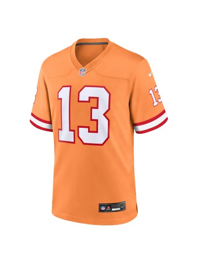 Men's Tampa Bay Buccaneers Mike Evans Nike Orange Retro Game Jersey 02