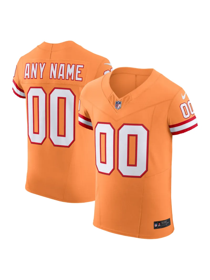 Men's Tampa Bay Buccaneers Nike Orange Vapor FUSE Elite Custom Jersey