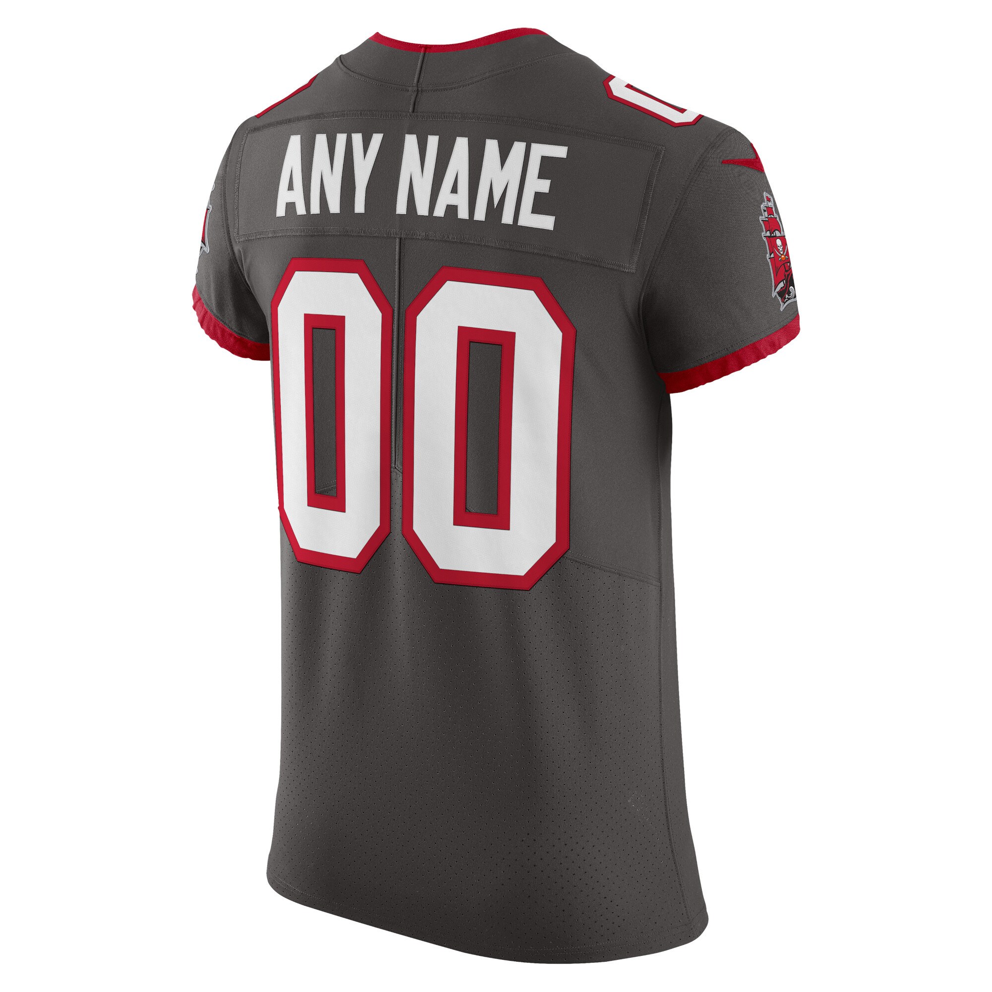 Men's Tampa Bay Buccaneers Nike Pewter Vapor Untouchable Elite Custom Alternate Jersey