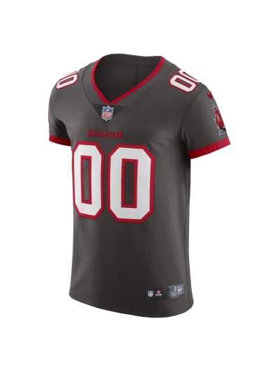 Men's Tampa Bay Buccaneers Nike Pewter Vapor Untouchable Elite Custom Alternate Jersey 02