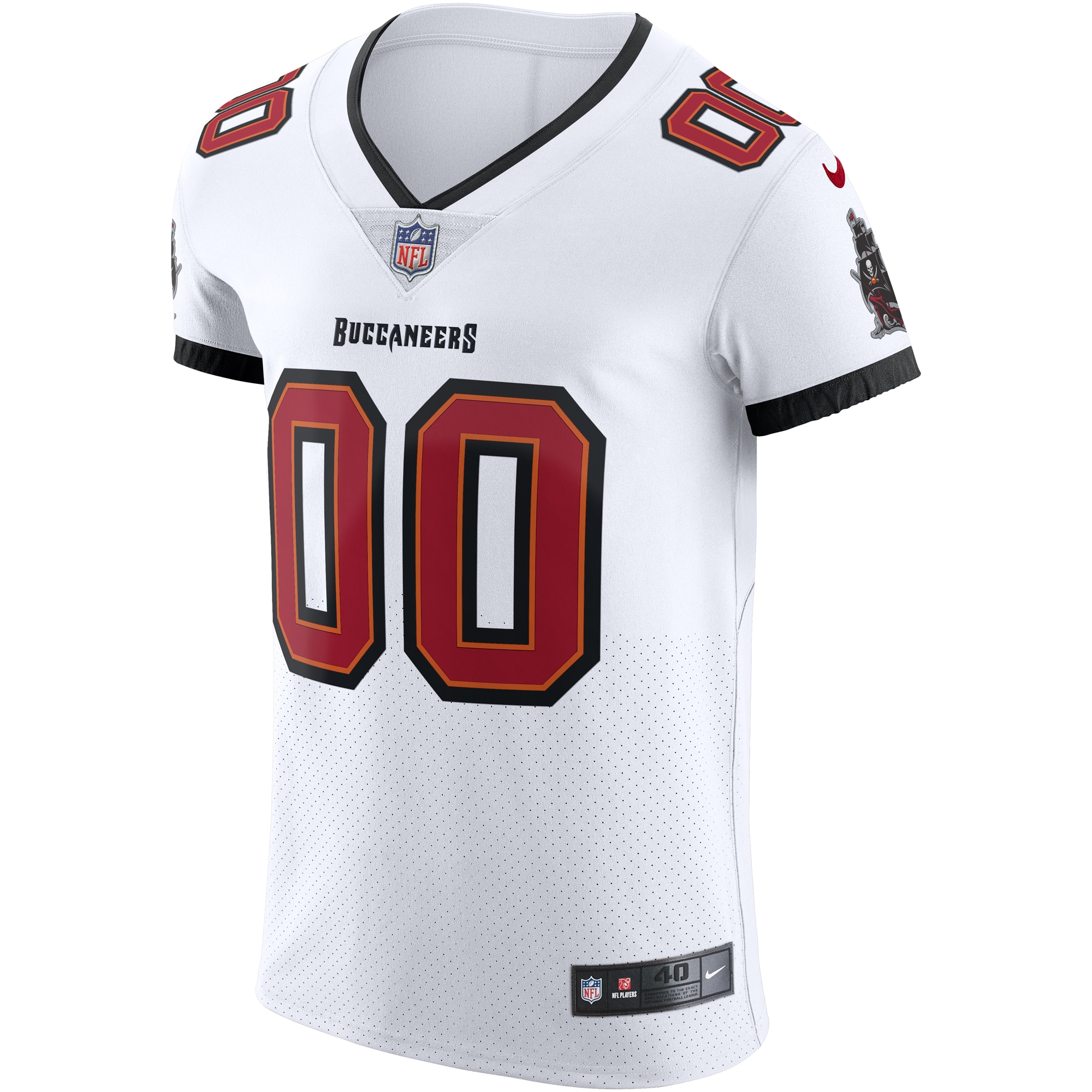 Men's Tampa Bay Buccaneers Nike White Vapor Elite Custom Jersey