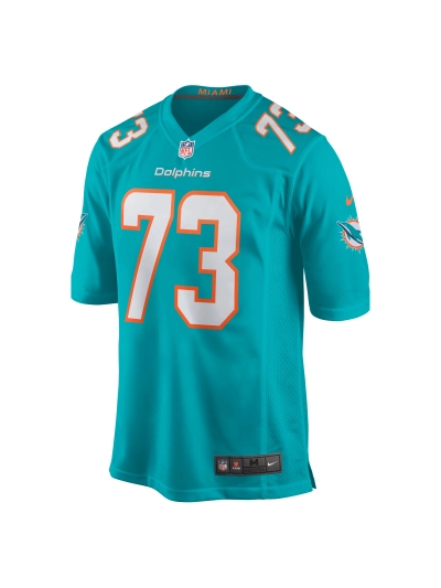 Miami Dolphins Austin Jackson Nike Aqua Game Jersey 02