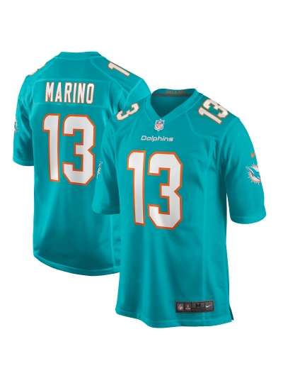 Miami Dolphins Dan Marino Nike Aqua Game Retired Player Jersey  01
