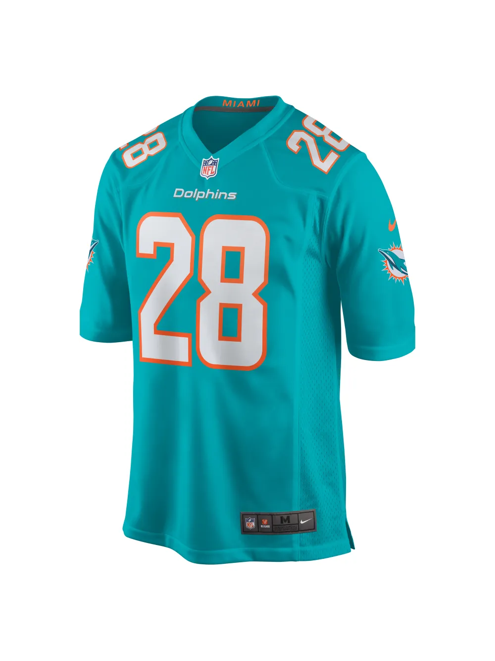 Miami Dolphins Devon Acane Nike Aqua Players Game Jersey