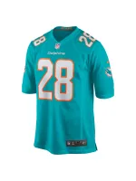 Miami Dolphins Devon Acane Nike Aqua Players Game Jersey