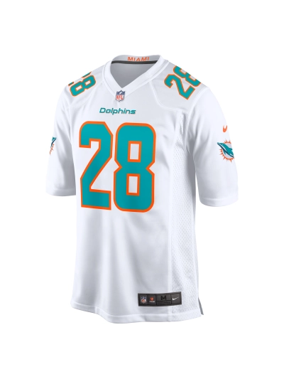 Miami Dolphins Devon Achane Nike White Players Game Jersey 02