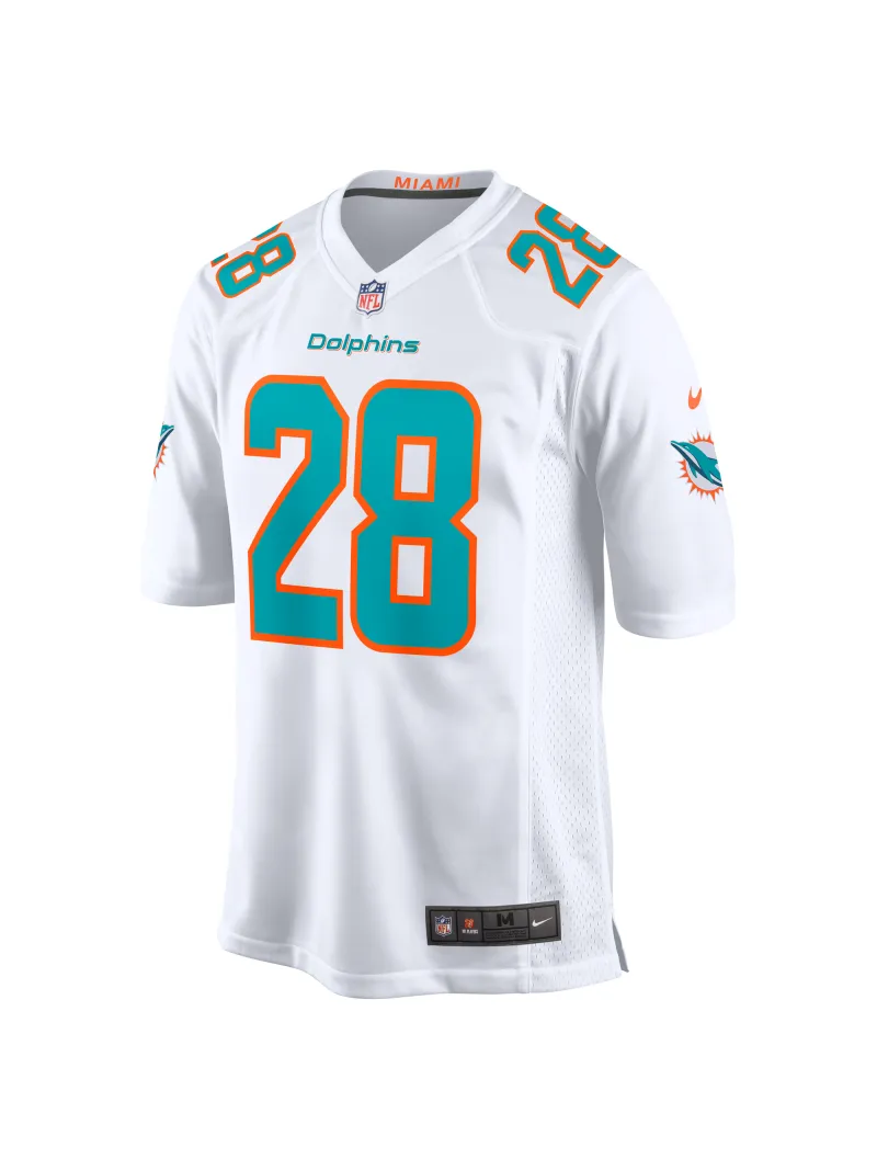 Miami Dolphins Devon Achane Nike White Players Game Jersey