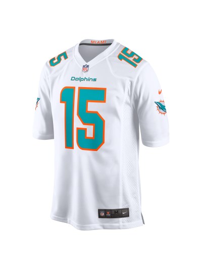 Miami Dolphins Jaelan Phillips Nike White Game Jersey 02