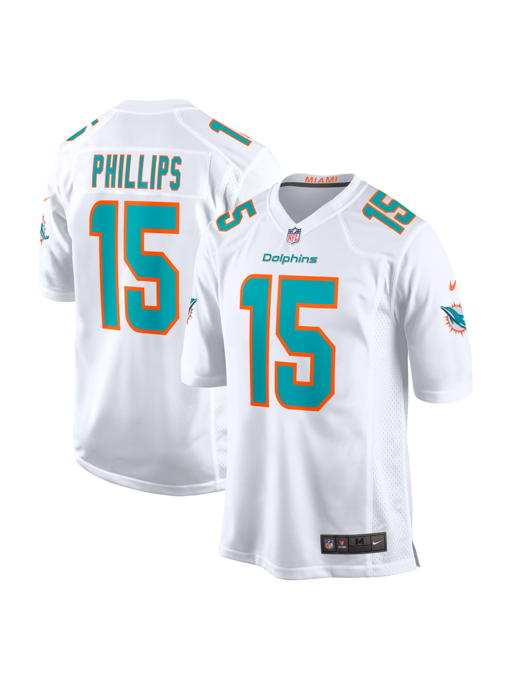 Miami Dolphins Jaelan Phillips Nike White Game Jersey