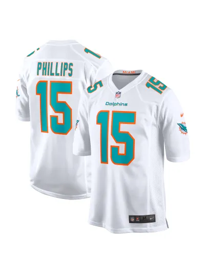 Miami Dolphins Jaelan Phillips Nike White Game Jersey 01