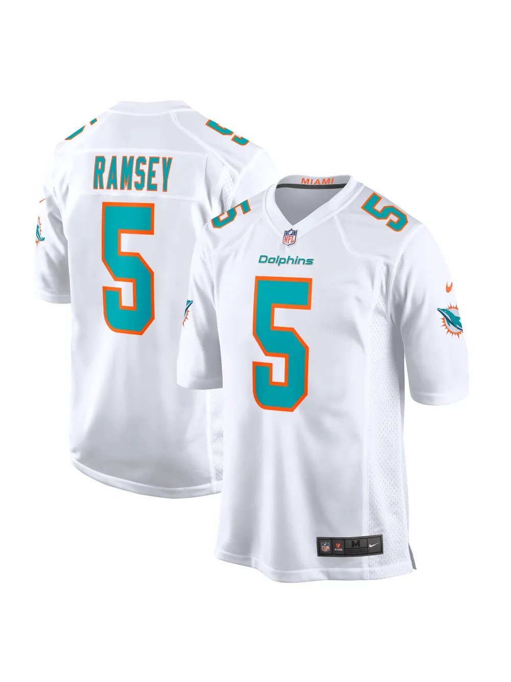 Miami Dolphins Jalen Ramsey Nike White Away Jersey