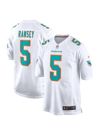 Miami Dolphins Jalen Ramsey Nike White Away Jersey 01