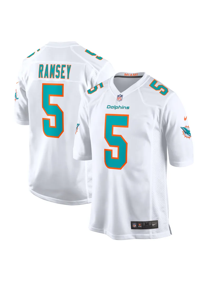 Miami Dolphins Jalen Ramsey Nike White Away Jersey