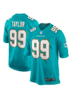 Miami Dolphins Jason Taylor Nike Aqua Game Retired Player Jersey