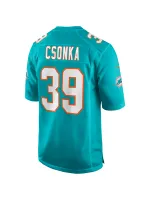 Miami Dolphins Larry Csonka Nike Aqua Game Retired Player Jersey