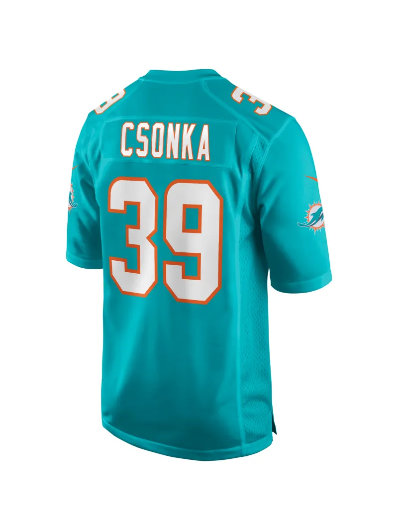Miami Dolphins Larry Csonka Nike Aqua Game Retired Player Jersey