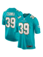 Miami Dolphins Larry Csonka Nike Aqua Game Retired Player Jersey