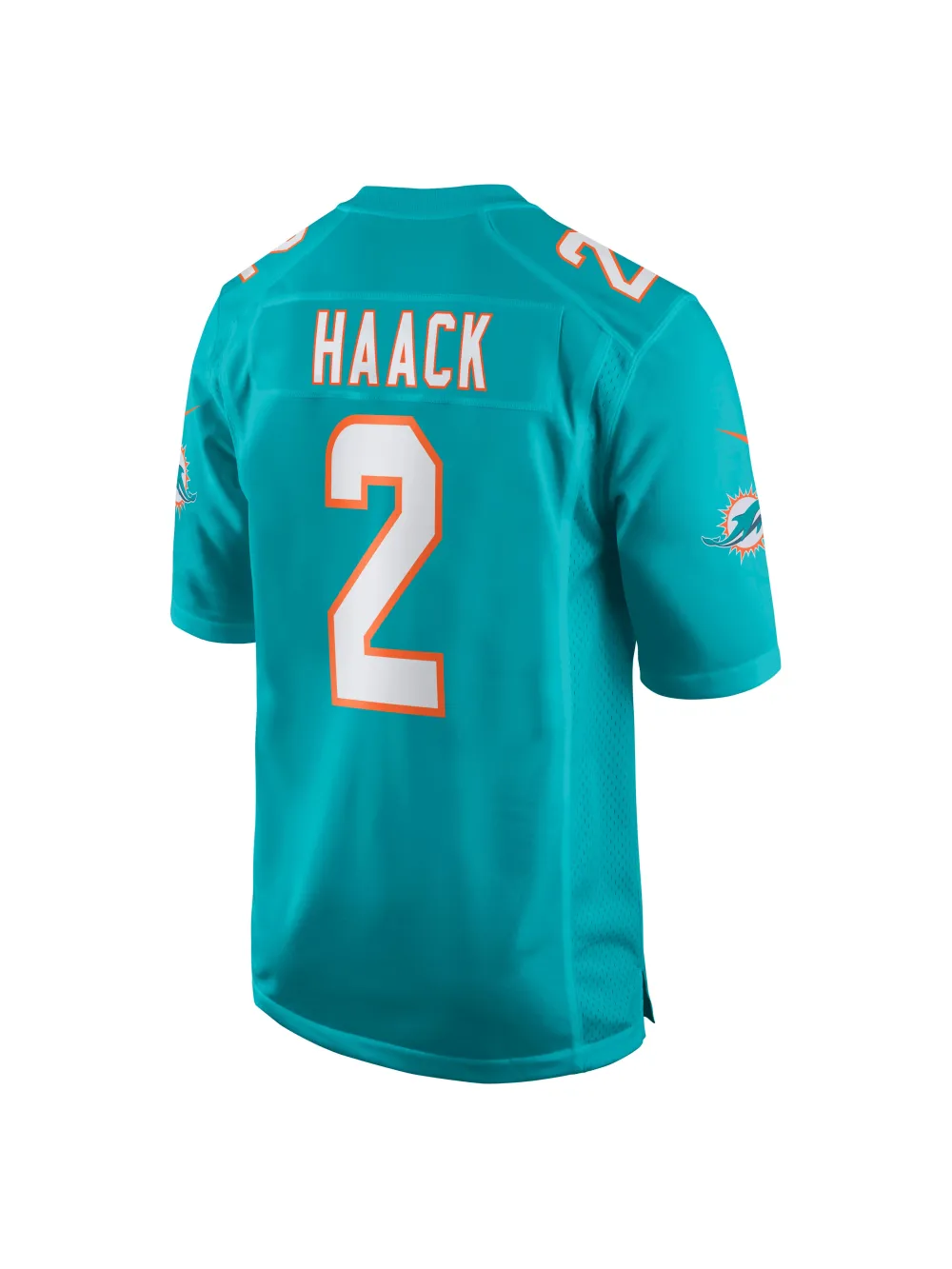Miami Dolphins Matt Haack Nike Aqua Game Jersey